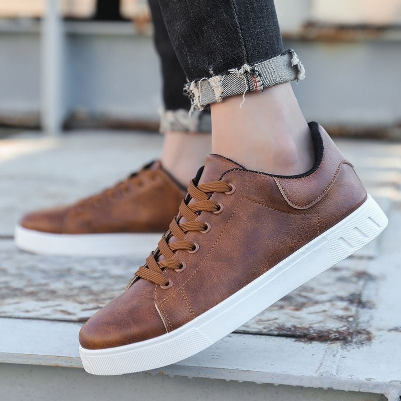 Lace-up Flat Shoes Men's Fashion Casual Shoes - fizzle