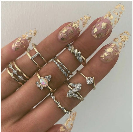 Diamond set ring jewelry - fizzle