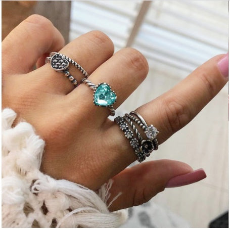 Diamond set ring jewelry - fizzle