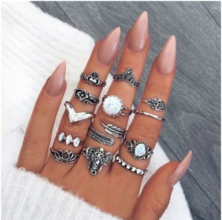 Diamond set ring jewelry - fizzle