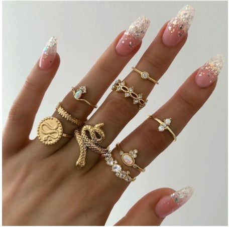 Diamond set ring jewelry - fizzle