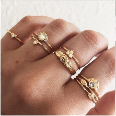Diamond set ring jewelry - fizzle