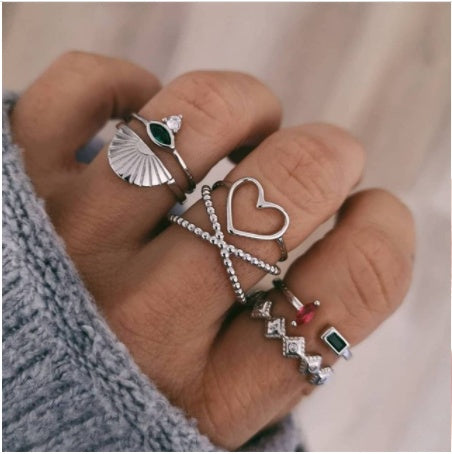 Diamond set ring jewelry - fizzle