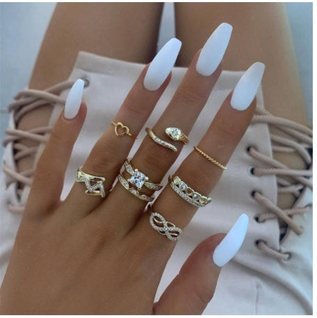 Diamond set ring jewelry - fizzle