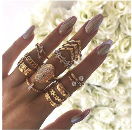 Diamond set ring jewelry - fizzle