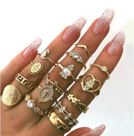 Diamond set ring jewelry - fizzle