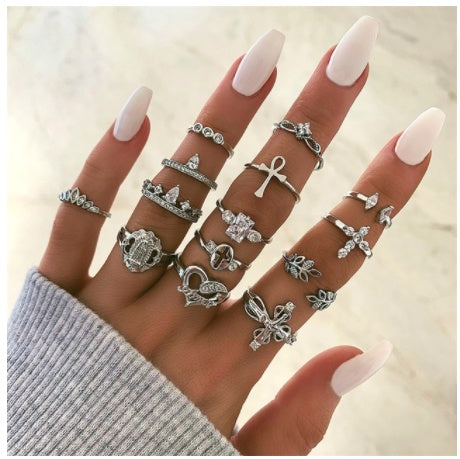 Diamond set ring jewelry - fizzle