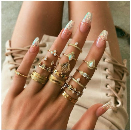 Diamond set ring jewelry - fizzle