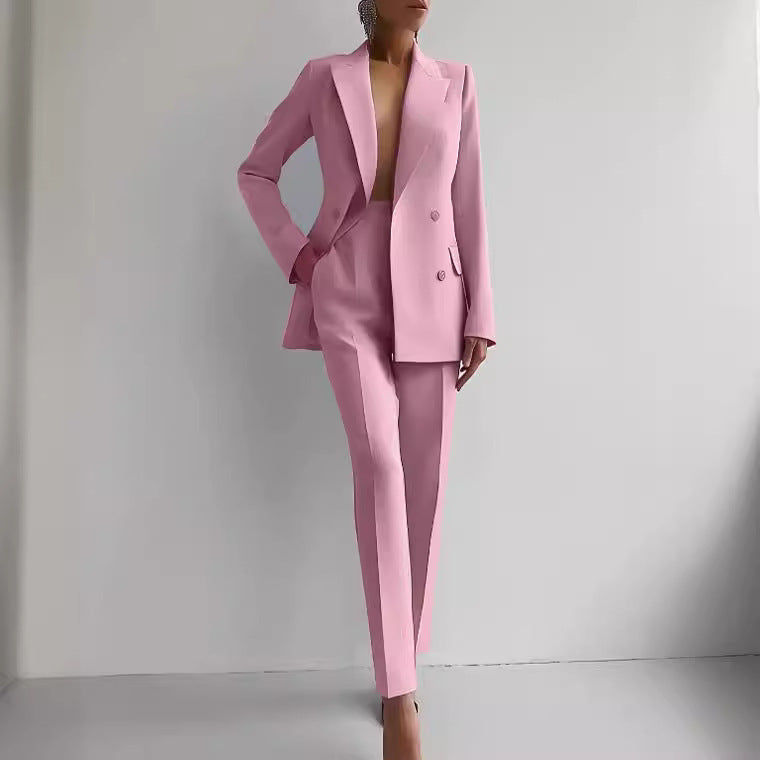 Casual Suits Fashion Long Sleeve Single-breasted Women's Business Suits - fizzle