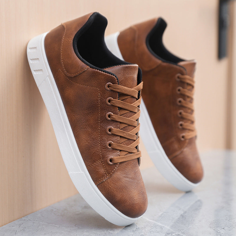 Lace-up Flat Shoes Men's Fashion Casual Shoes - fizzle