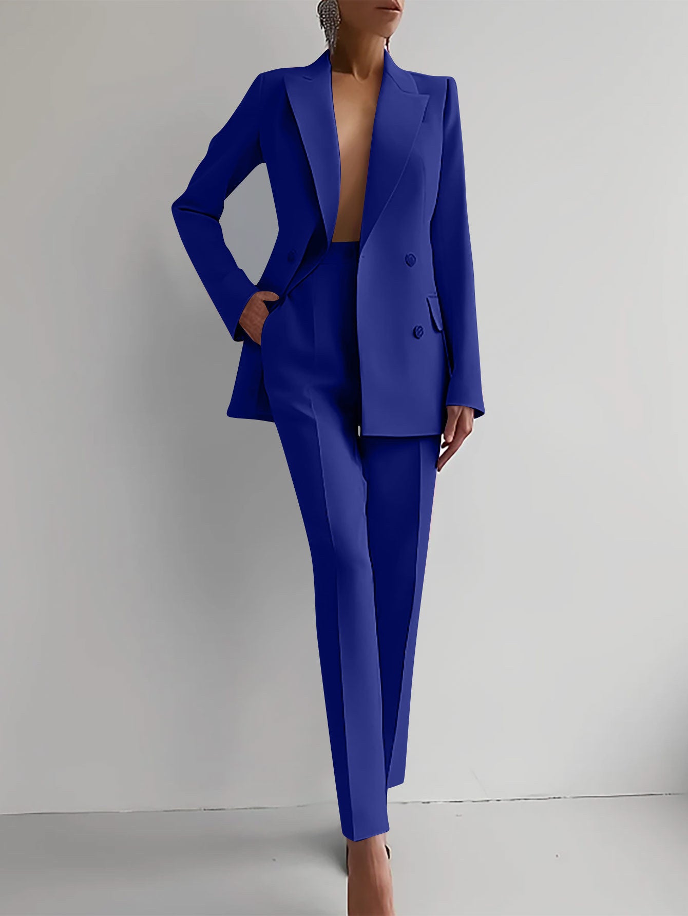 Casual Suits Fashion Long Sleeve Single-breasted Women's Business Suits - fizzle
