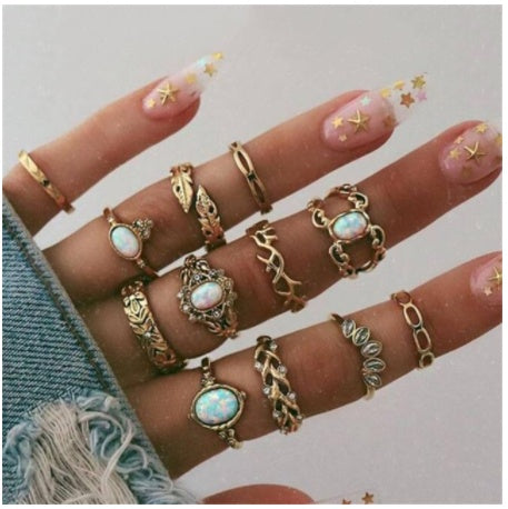 Diamond set ring jewelry - fizzle