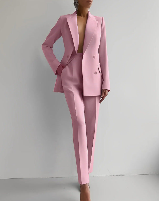 Casual Suits Fashion Long Sleeve Single-breasted Women's Business Suits - fizzle