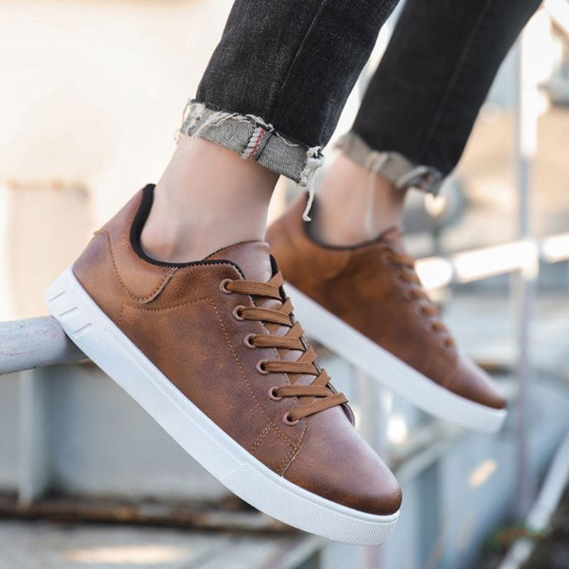 Lace-up Flat Shoes Men's Fashion Casual Shoes - fizzle