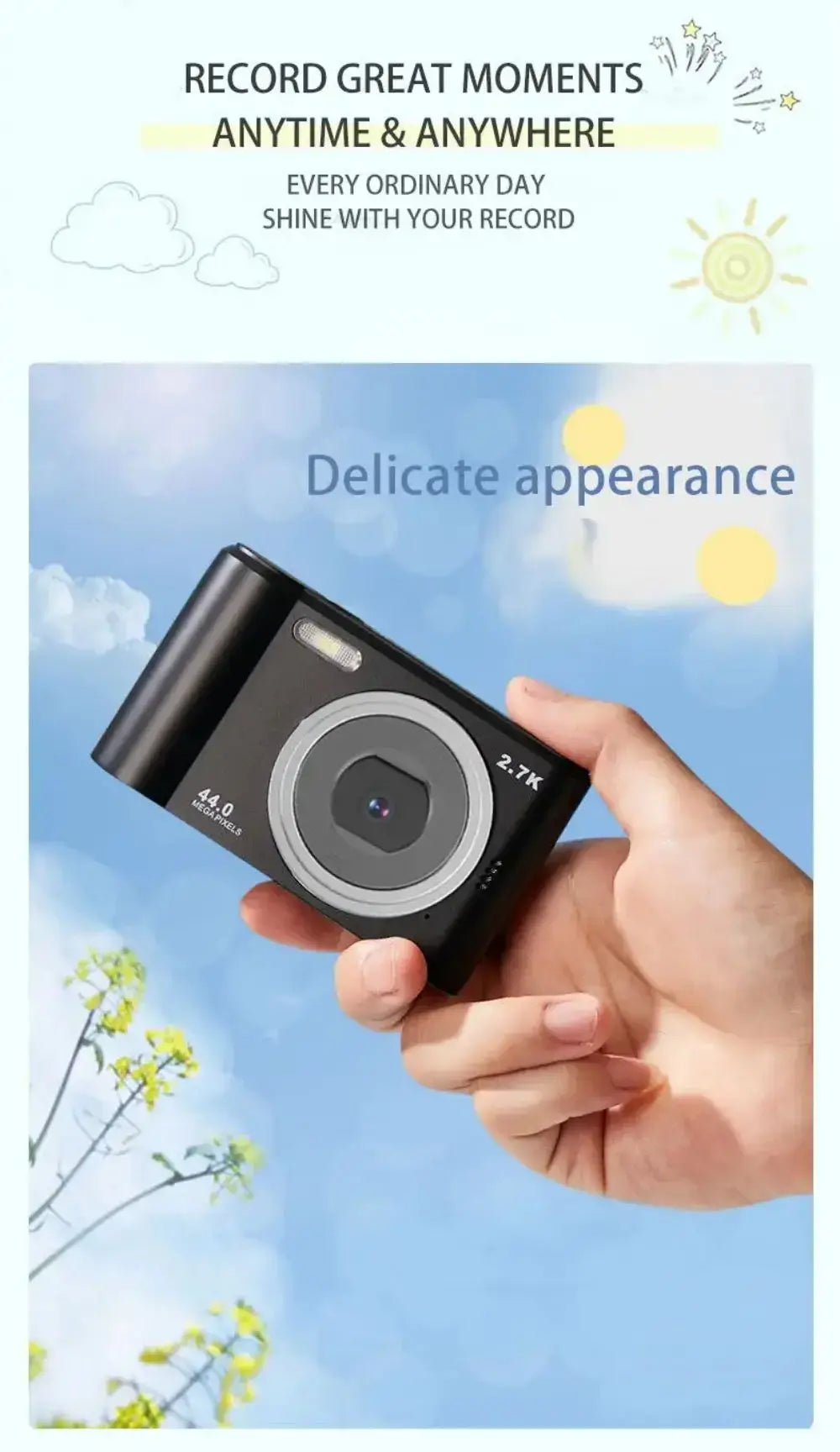 Digital Camera Autofocus for Kid - fizzle