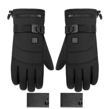 Winter Electric Heated Gloves Motorcycle Touch Screen Gloves - fizzle