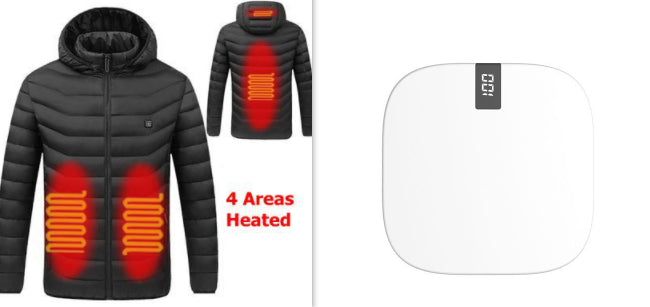 Winter Smart Heating Cotton USB Charging Heating Cotton Men's Jacket - fizzle