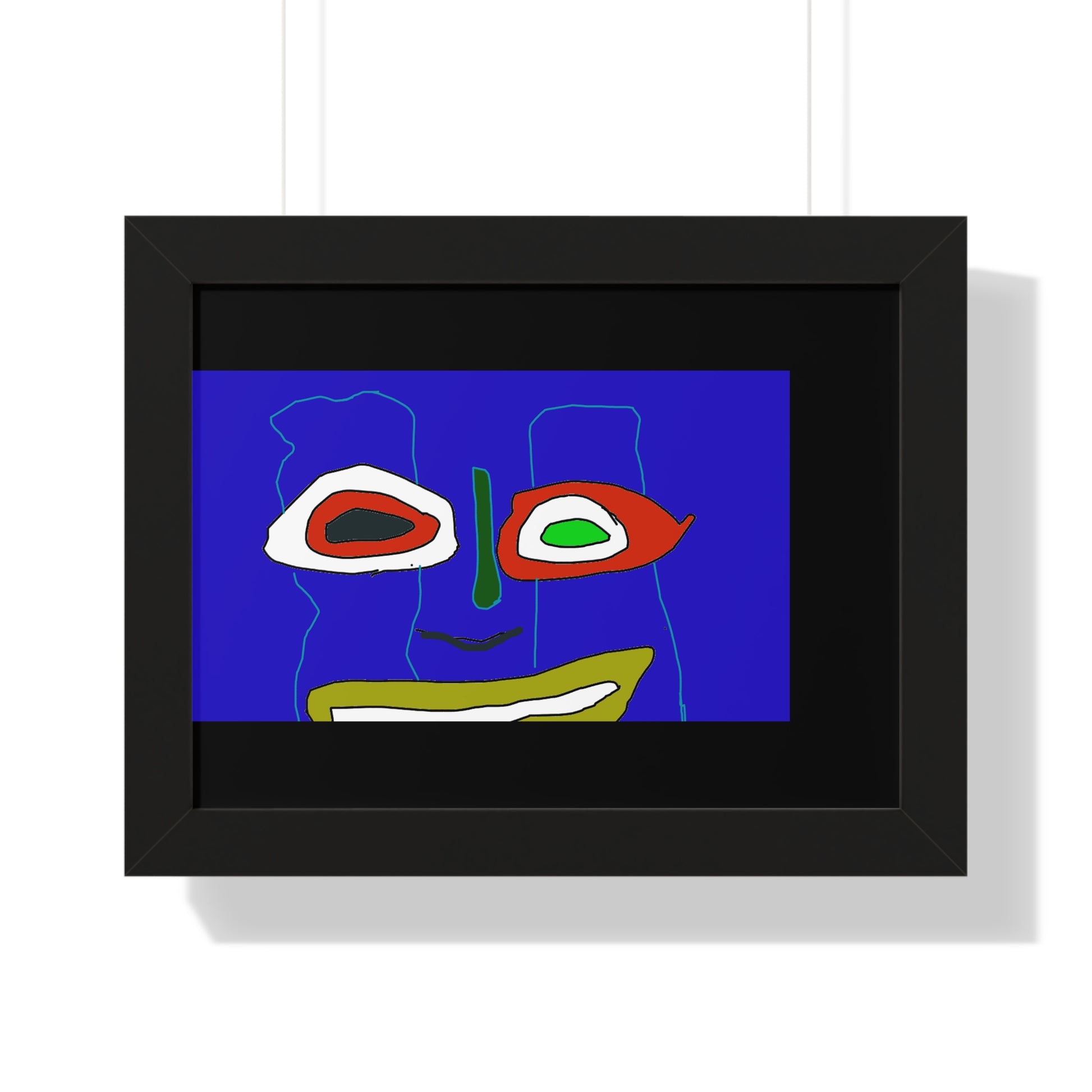 Vibrant Abstract Art Framed Poster - Modern Wall Decor for Home and Office - fizzle