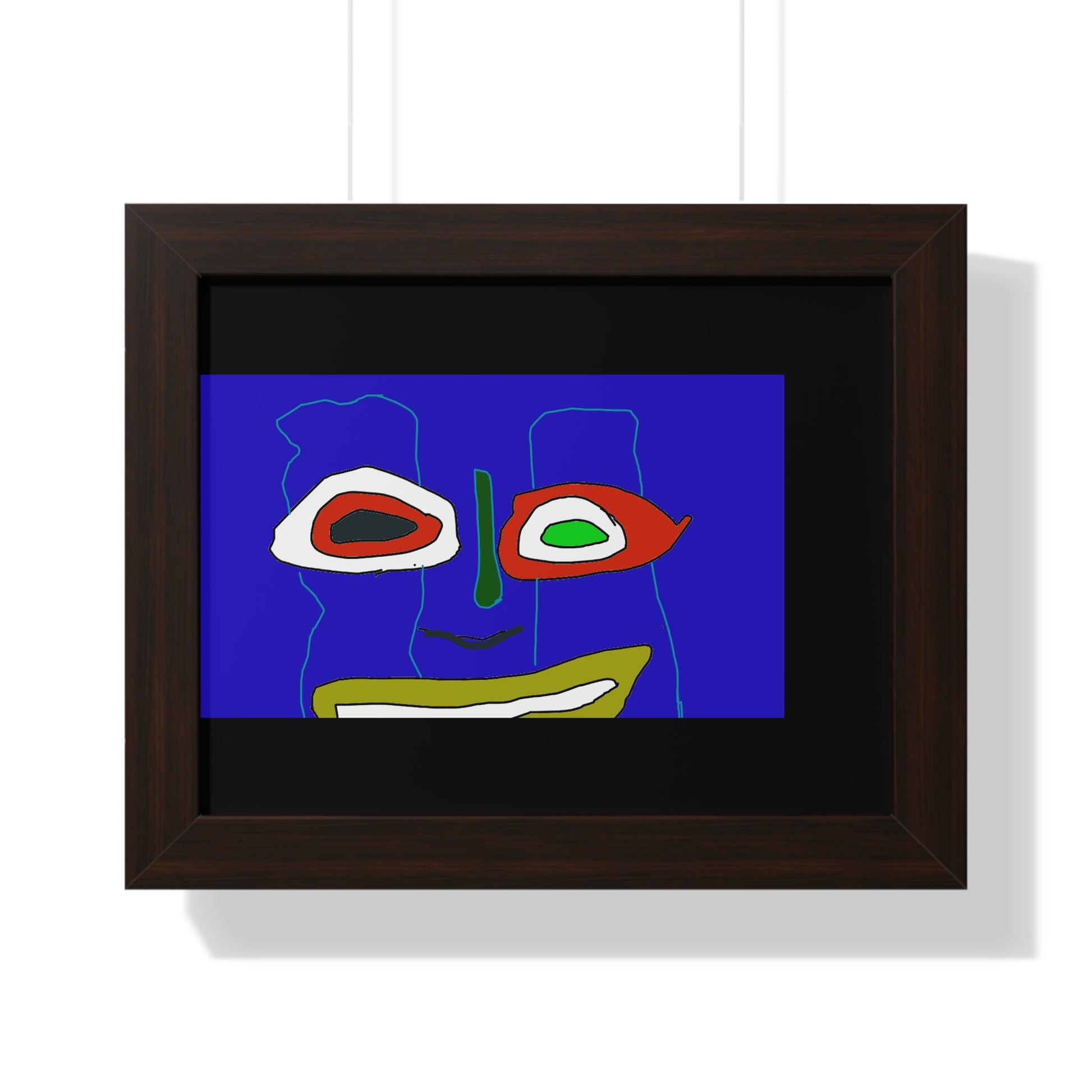 Vibrant Abstract Art Framed Poster - Modern Wall Decor for Home and Office - fizzle