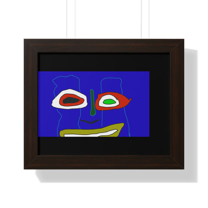 Vibrant Abstract Art Framed Poster - Modern Wall Decor for Home and Office - fizzle