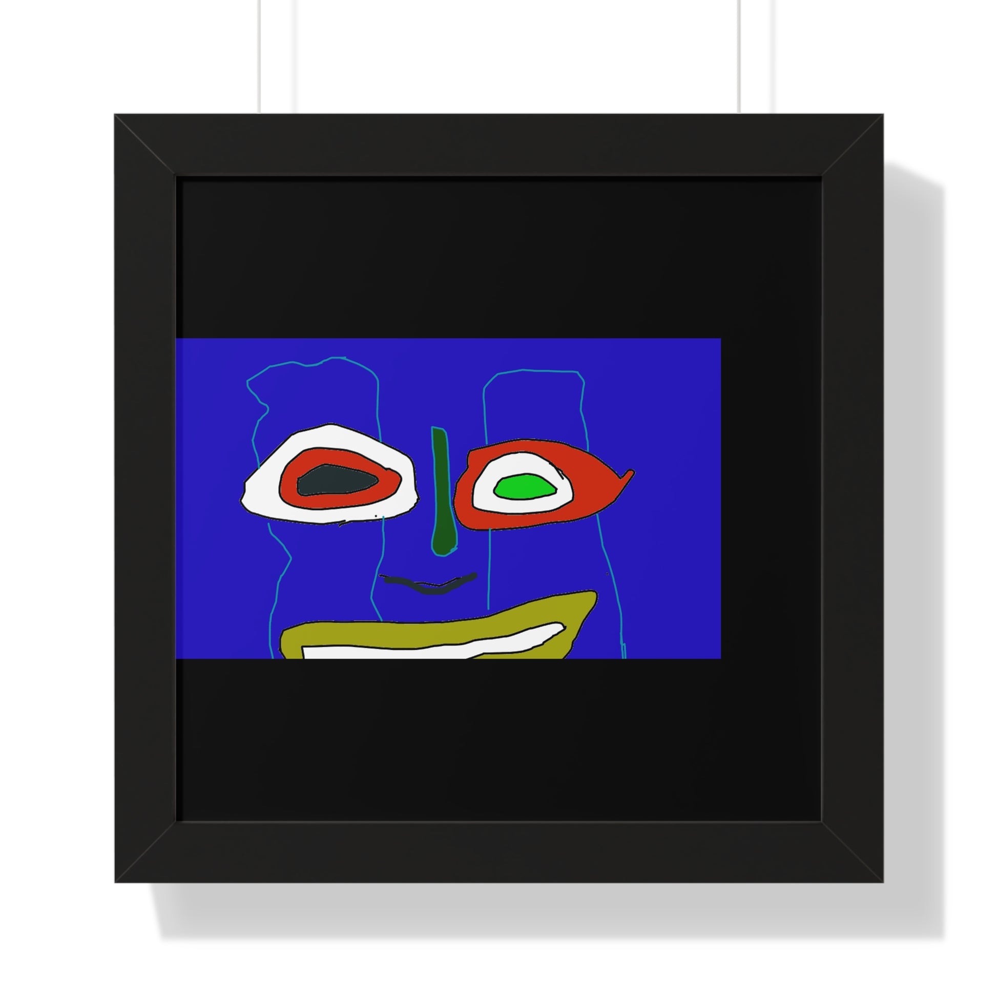 Vibrant Abstract Art Framed Poster - Modern Wall Decor for Home and Office - fizzle