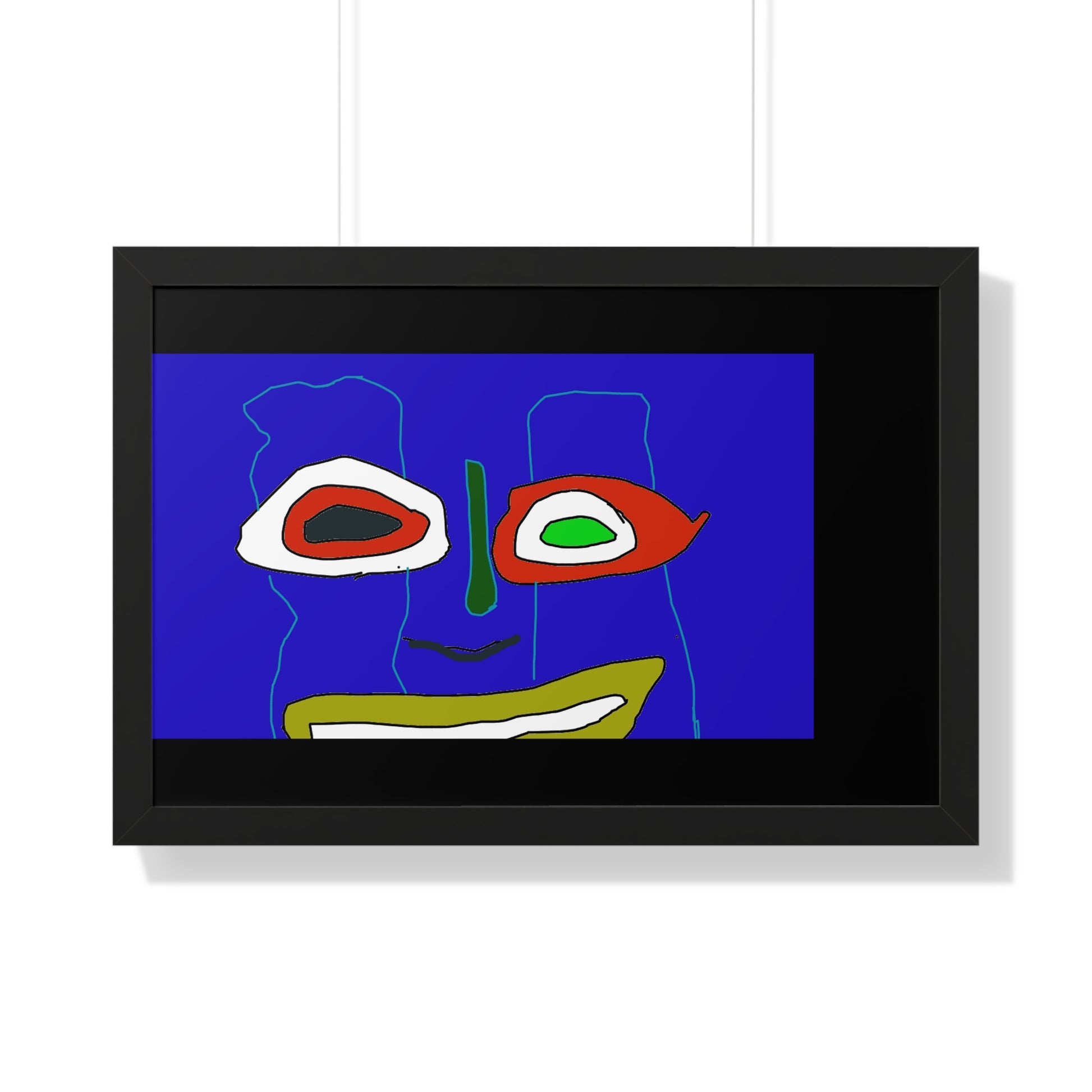 Vibrant Abstract Art Framed Poster - Modern Wall Decor for Home and Office - fizzle