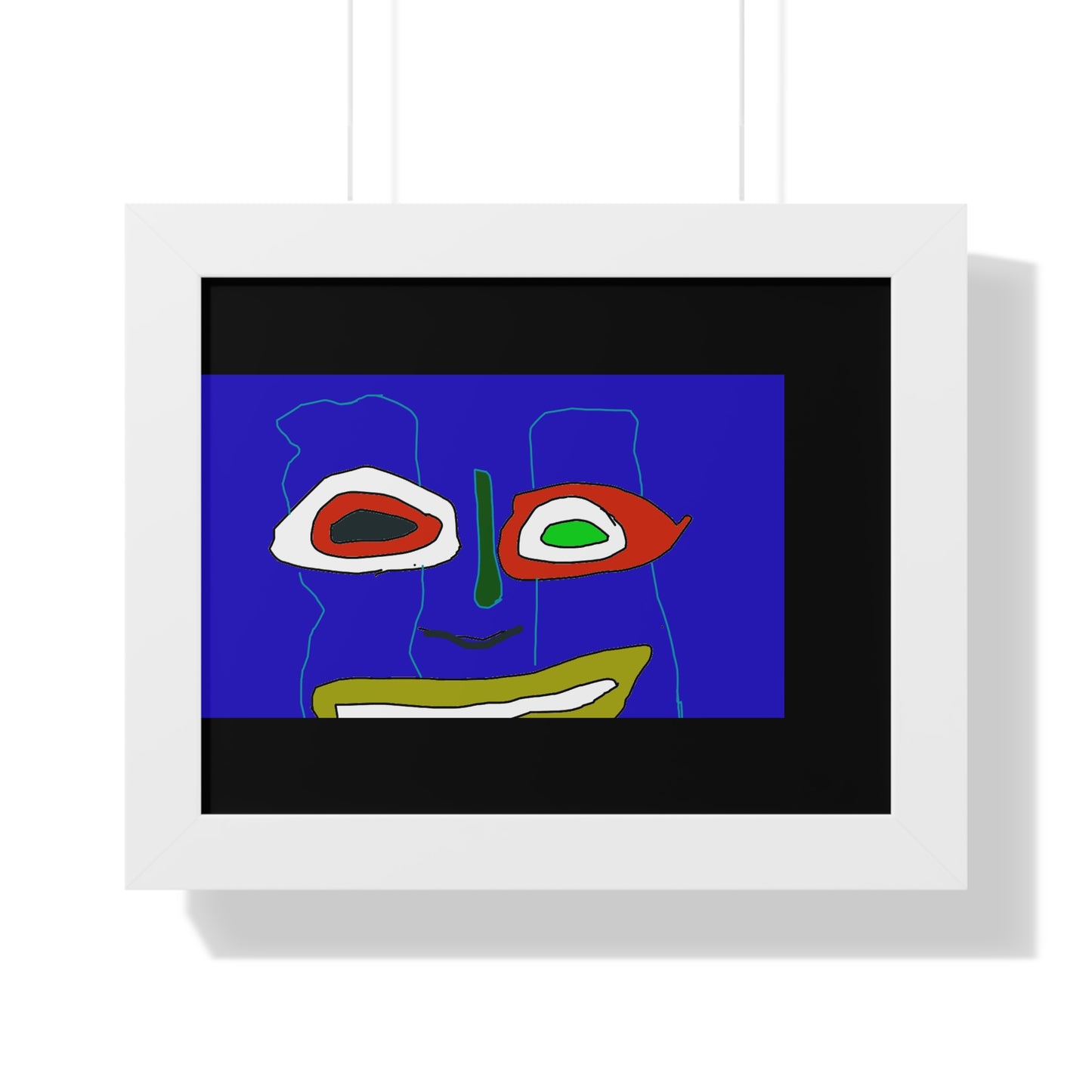 Vibrant Abstract Art Framed Poster - Modern Wall Decor for Home and Office - fizzle