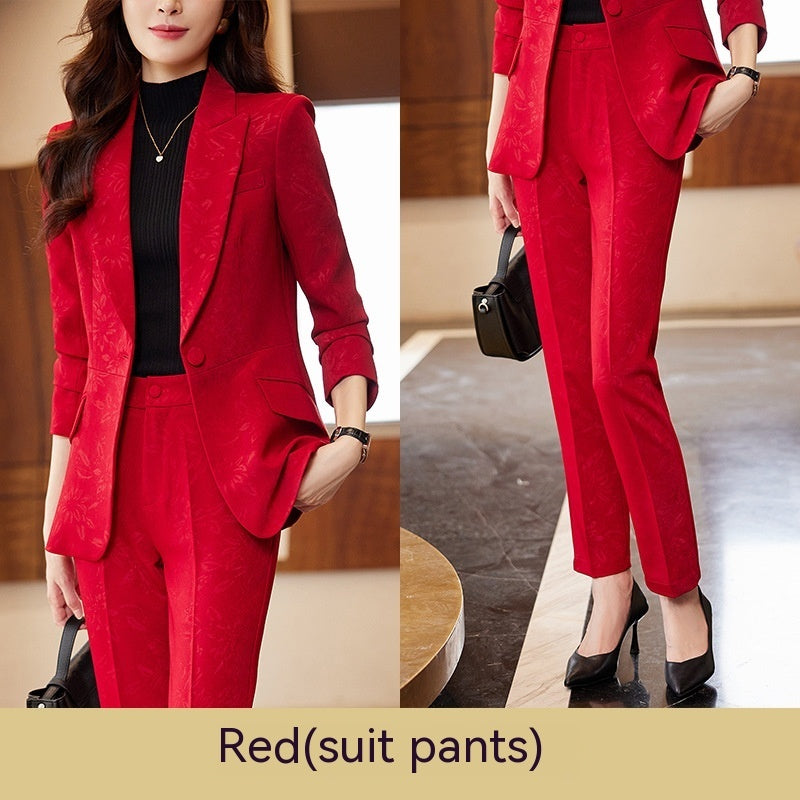 Suit Female Business Wear Host Formal Work Suit - fizzle