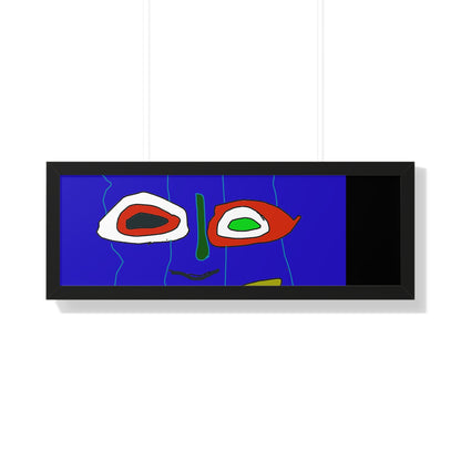 Vibrant Abstract Art Framed Poster - Modern Wall Decor for Home and Office - fizzle