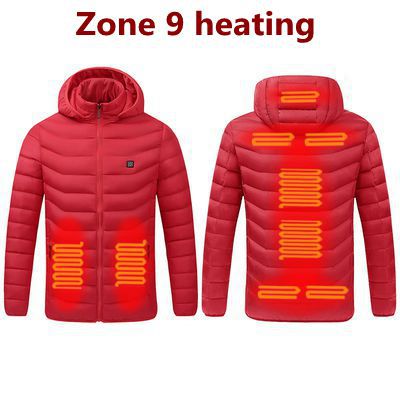 Winter Smart Heating Cotton USB Charging Heating Cotton Men's Jacket - fizzle