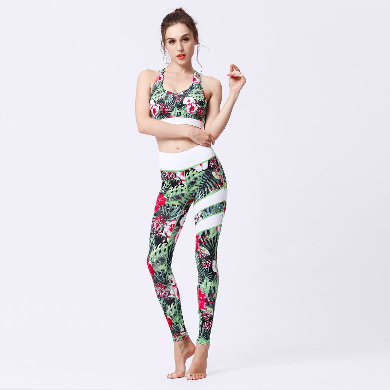 Yoga clothes female fitness two-piece suit - fizzle