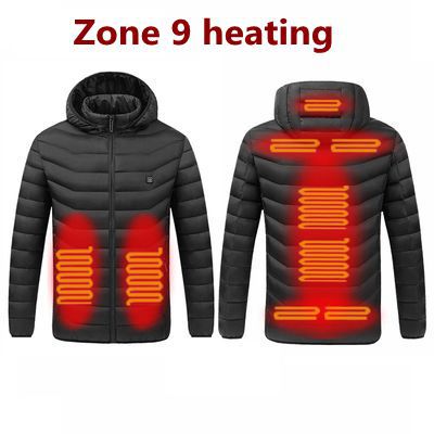 Winter Smart Heating Cotton USB Charging Heating Cotton Men's Jacket - fizzle