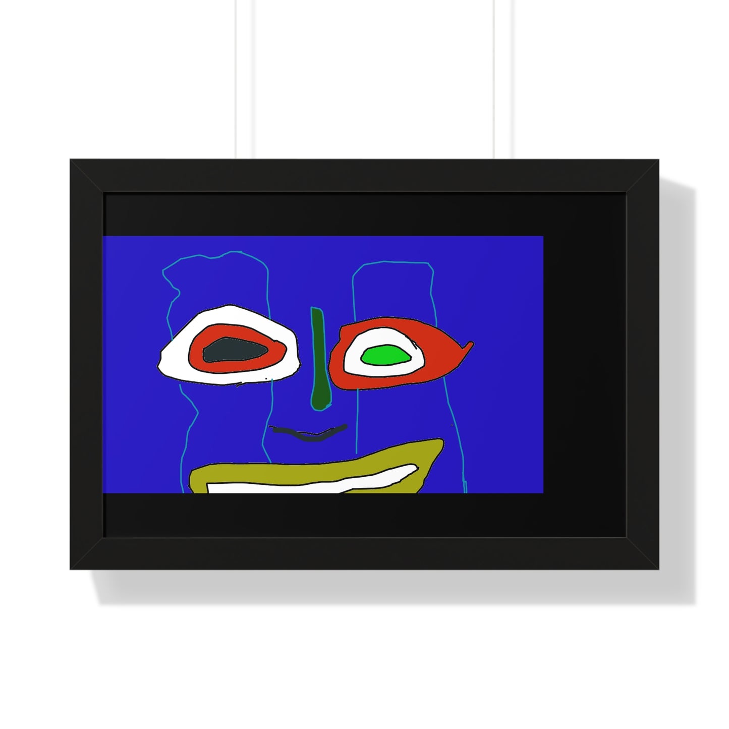 Vibrant Abstract Art Framed Poster - Modern Wall Decor for Home and Office - fizzle