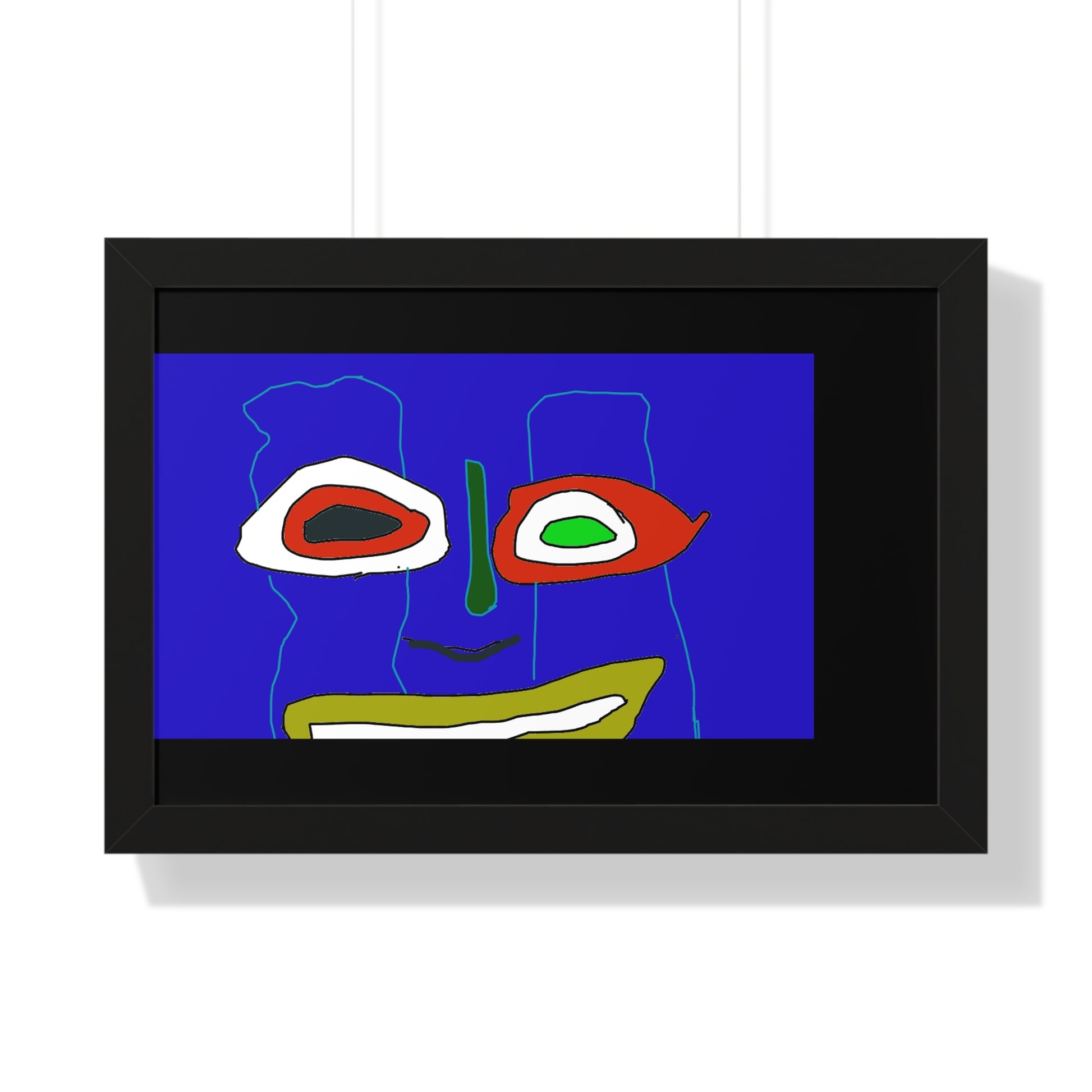 Vibrant Abstract Art Framed Poster - Modern Wall Decor for Home and Office - fizzle