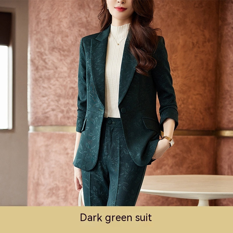 Suit Female Business Wear Host Formal Work Suit - fizzle