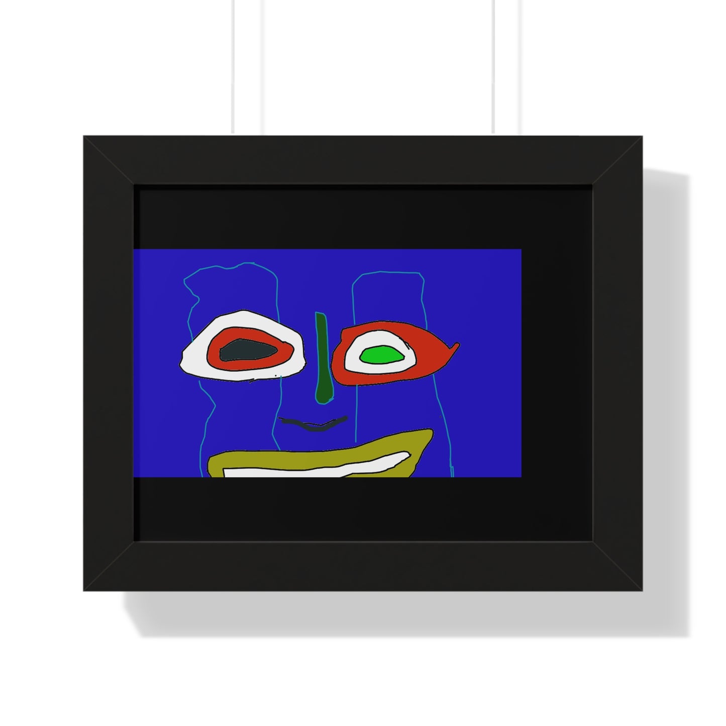 Vibrant Abstract Art Framed Poster - Modern Wall Decor for Home and Office - fizzle