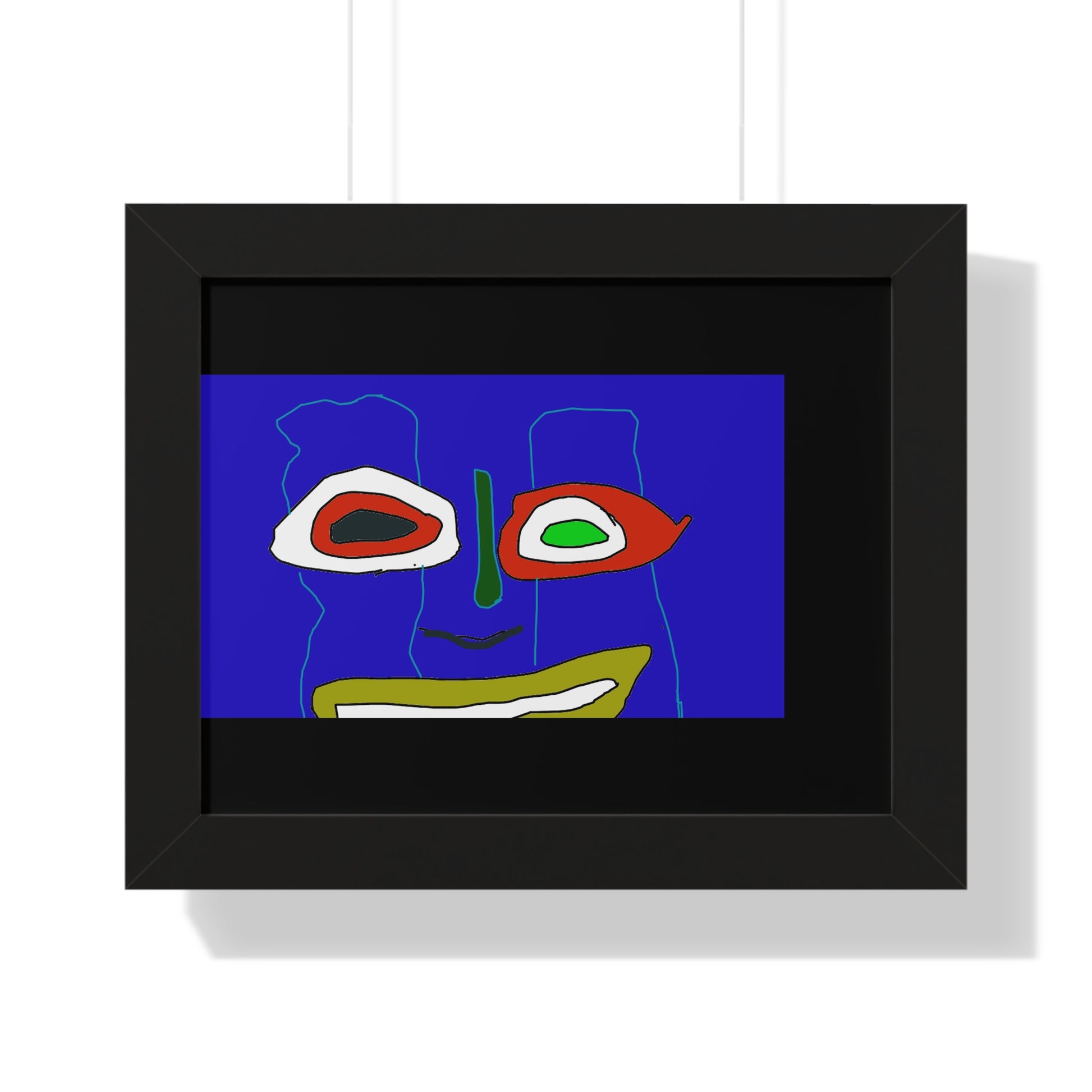 Vibrant Abstract Art Framed Poster - Modern Wall Decor for Home and Office - fizzle