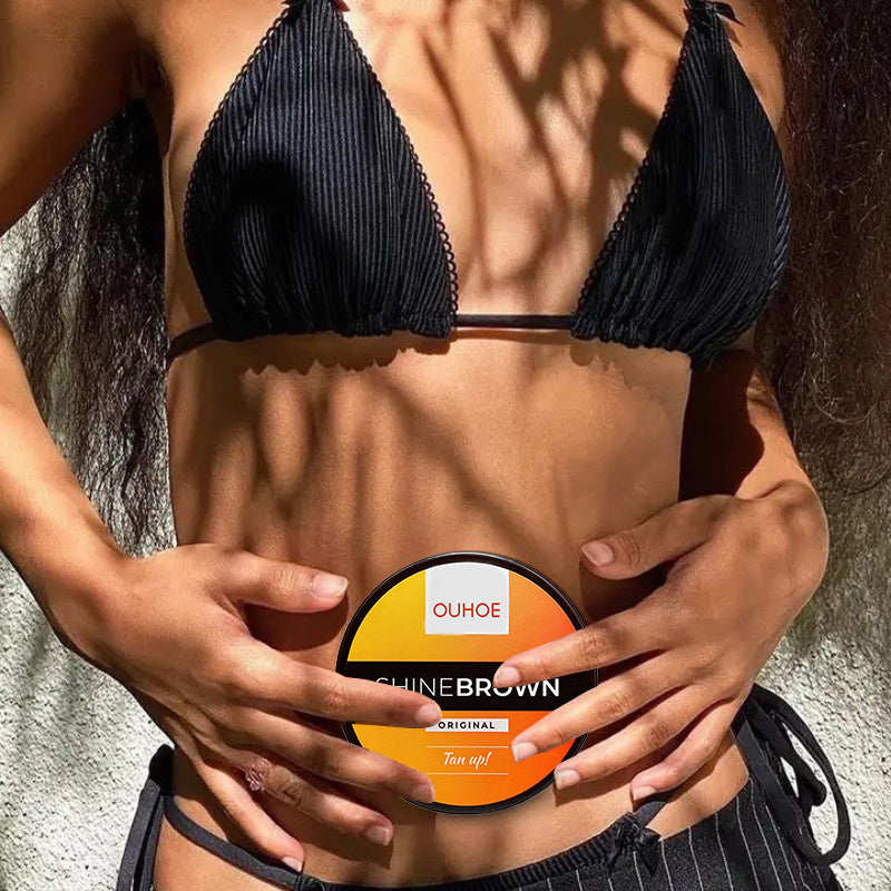 Intensive Tanning Luxe Gel Body Tanning Cream After Sun Repair Combination Aloe Vera Gel Wheat Complexion Beach Bronzer Summer Gadgets - fizzle