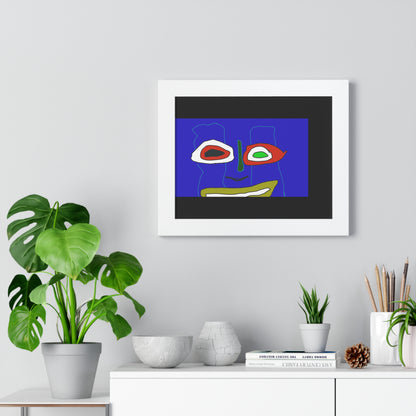 Vibrant Abstract Art Framed Poster - Modern Wall Decor for Home and Office - fizzle