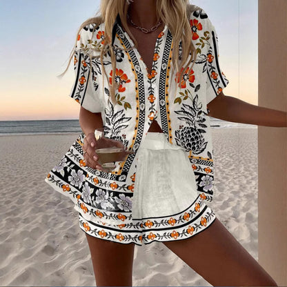 Top Women's Suit Two-piece Set - fizzle