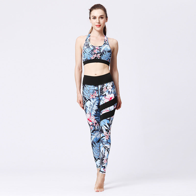 Yoga clothes female fitness two-piece suit - fizzle