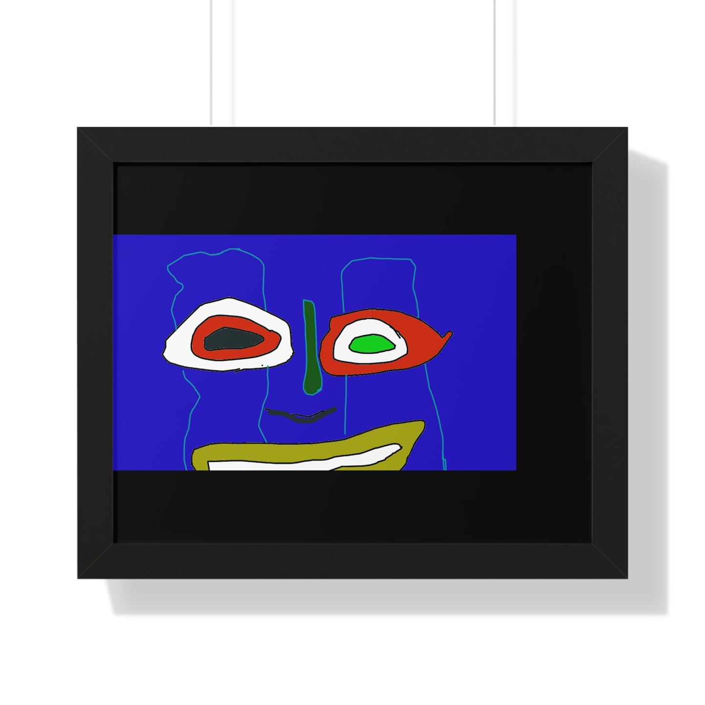 Vibrant Abstract Art Framed Poster - Modern Wall Decor for Home and Office - fizzle