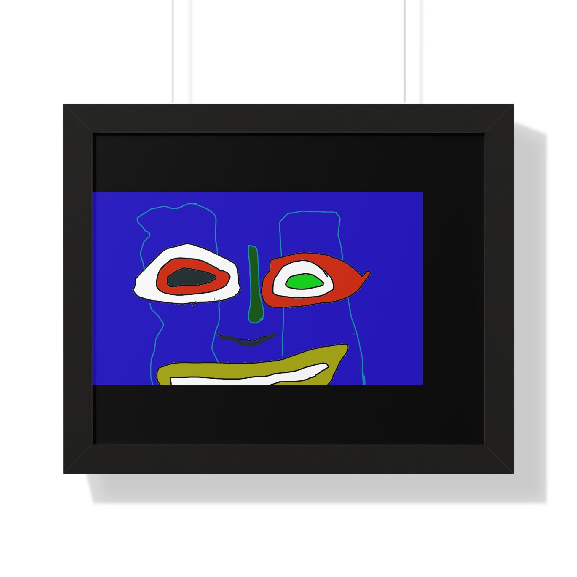 Vibrant Abstract Art Framed Poster - Modern Wall Decor for Home and Office - fizzle