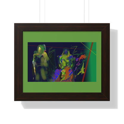 Vibrant Framed Horizontal Poster - Abstract Art for Modern Decor - fizzle