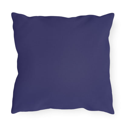 Modern Mediterranean Villa Pool Outdoor Pillow