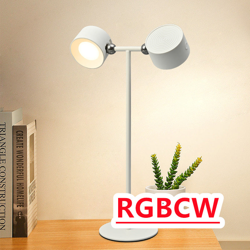 Magnetic Touchable LED USB Rechargeable Table Lamp 360 Rotate Cordless Remote Control Desk Lights Home Bedroom Wall Night Lamp - fizzle