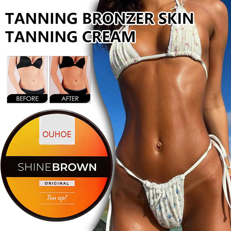 Intensive Tanning Luxe Gel Body Tanning Cream After Sun Repair Combination Aloe Vera Gel Wheat Complexion Beach Bronzer Summer Gadgets - fizzle