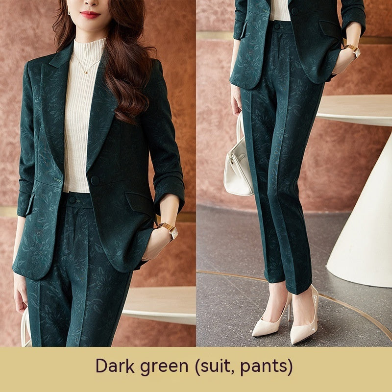 Suit Female Business Wear Host Formal Work Suit - fizzle