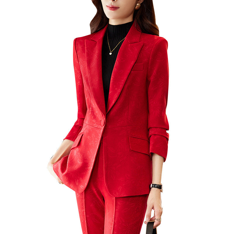 Suit Female Business Wear Host Formal Work Suit - fizzle