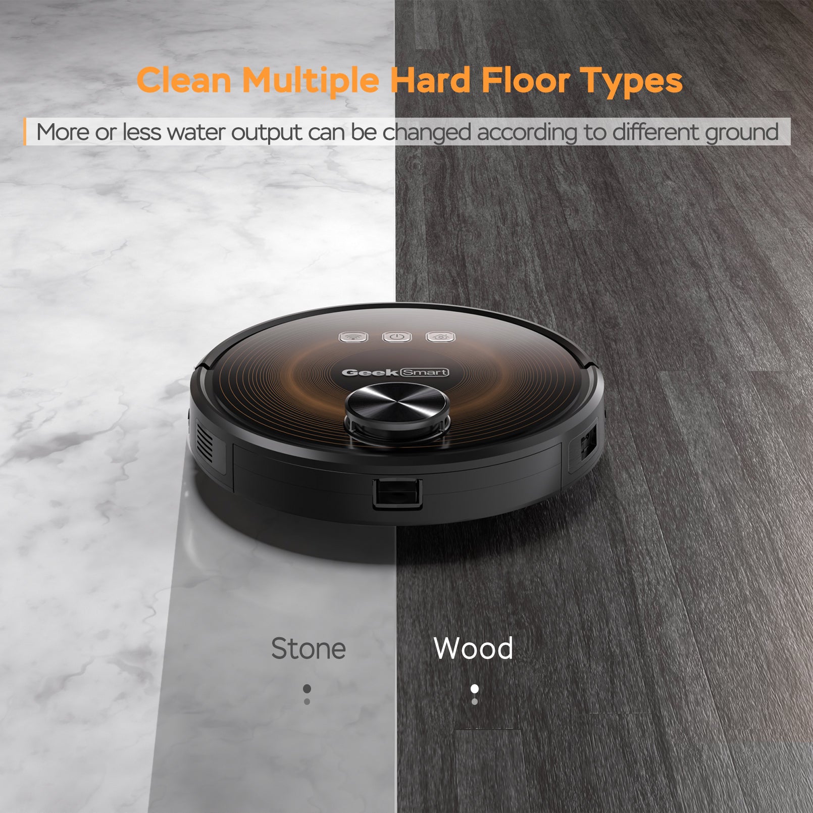 Geek Smart L8 Robot Vacuum Cleaner And Mop, LDS Navigation, Wi-Fi Connected APP, Selective Room Cleaning,MAX 2700 PA Suction, Ideal For Pets And Larger Home. - fizzle